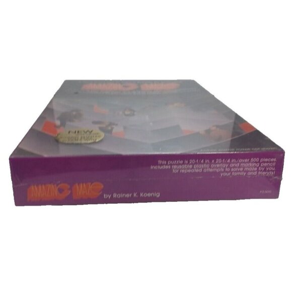 NEW Springbok Jigsaw Puzzle Amazing Maze Over 500 Pieces 1975 Hallmark PZL5010 - Picture 5 of 9